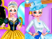 MAKEOVER ROYAL QUEEN VS MODERN QUEEN DRESSUP image