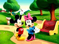 Mickeys Club House Jigsaw image
