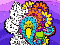image bg Color Fan Color By Number
