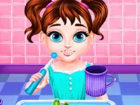 Baby Taylor Bed Time - Girl Game image