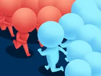 Crowd runner 3D image