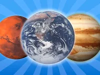 Merge the Planets: 2048! image