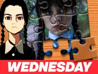 Wednesday Addams Jigsaw Puzzle image